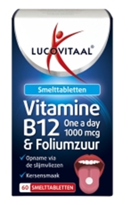 LUCOVITAAL VITAMINE B12  FOLIUMZUUR 60 SMELTTABLETTEN